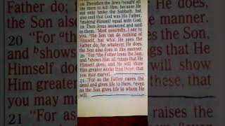 John 520-21 For The Father Loves The Son, And Shows Him All Things That He Himself Does...