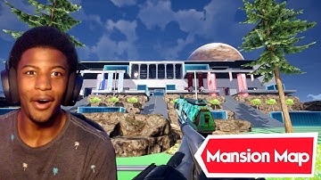 I Built a GIANT MANSION In Splitgate Map Creator!