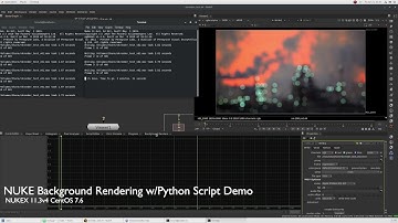 NUKE Backgournd rendering wip01