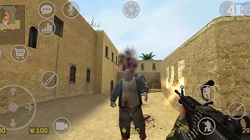 Counter Shot: Source / Mobile / Dust 2 / Zombie Survival Mod / 2023 Android Gameplay / IronHaX HX /