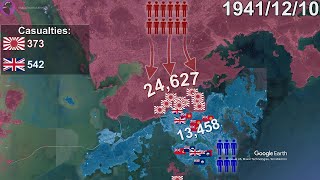 Battle Of Hong Kong In 45 Seconds Using Google Earth