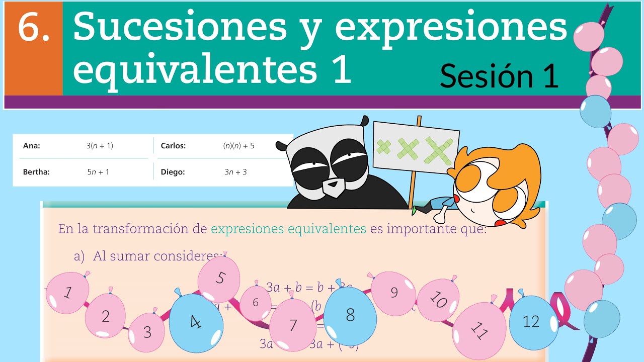 Segundo Grado Matemáticas 2 Secuencia 6- Sucesiones y expresiones
