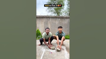 Math Ka Test 📚😡💔#shorts #comedy #funny #trending