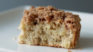 How to Make Apple Streusel Coffee Cake| Easy Apple Crumble Cake Recipe