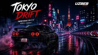 TOKYO DRIFT (TECHNO REMIX) 🚗💨 Hard Techno Bass Boosted | Drift & Racing Music | UZBEB Music