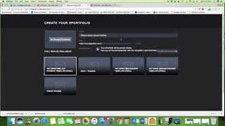 Acquiring Student Template using Digication 2 0