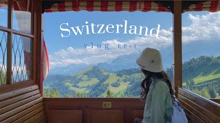 Giấc mơ Thuỵ Sĩ • EP.1 • Núi, hồ, tuyết và bò • Switzerland travel vlog