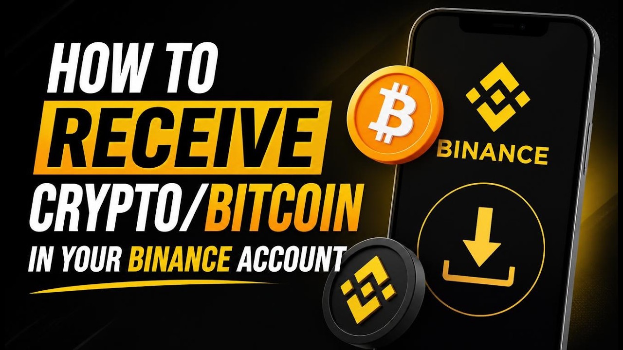 How To Recieve Crypto/Bitcoin In your Binance Account