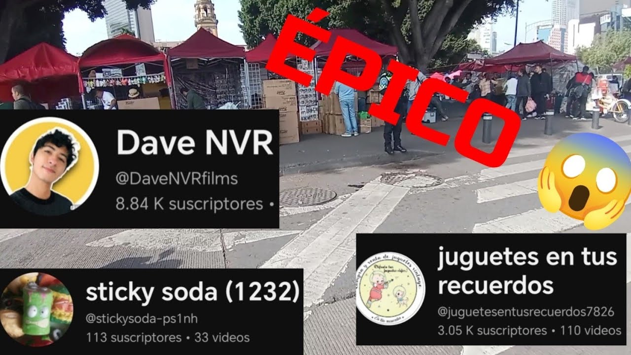 😱EPICO😱 En el Rock Show con Sticky Soda/ nos encontramos DAVE NVR FILMS Y JUGUETES EN TUS RECUERDOS😱