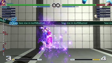 THE KING OF FIGHTERS XIV - Athena 1 bar combo (1000 max)