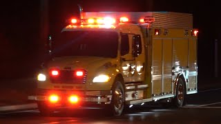 Far Hills-Bedminster Fire Department Brand New Squad 29 & Rescue 29 Responding 11/21/25