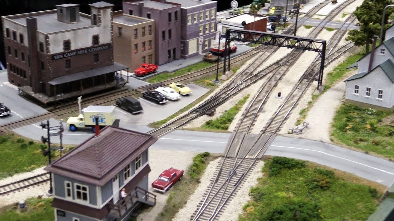 Макет в H0 Cincinnati Northern Model Railroad Club YouTube