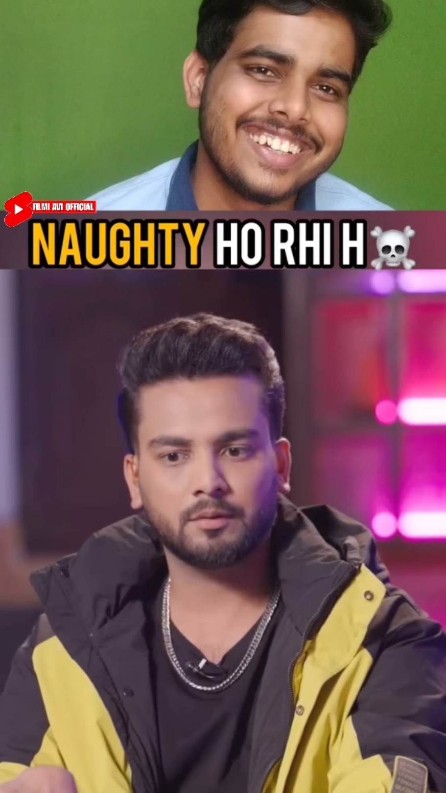 Elvish Yadav and Anjali Arora Funny Podcast | Reaction Video | #shorts #remix