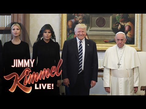 Jimmy Kimmel on Trump’s Visit with the Pope