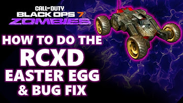 RCXD RACE EASTER EGG GUIDE & BUG/GLITCH FIX - Black Ops 7 Zombies