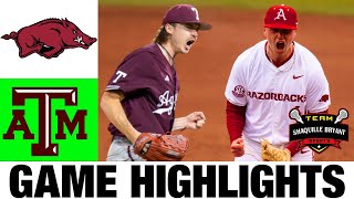 #3 Arkansas vs #5 Texas A&M Highlights | NCAA Baseball Highlights | 2024 College Baseball