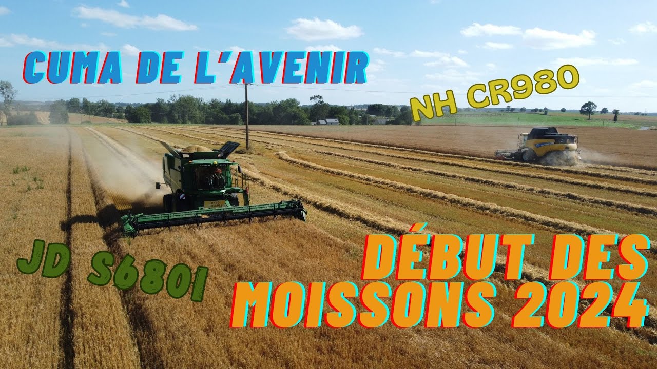 Début des Moissons 2024 dans l'orge / Cuma de l'Avenir