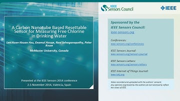 A Carbon Nanotube Based Resettable Sensor for Measuring Free Chlorine in Drinking Water