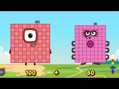 ADDING NUMBERBLOCKS BY HUNDRED | ADDITION OF BIG NUMBERS BY 100 | LEARN TO COUNT | @ColorArt_id