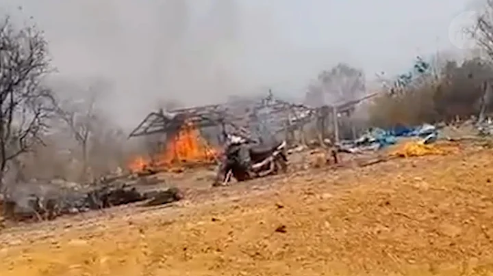 Video shows aftermath of deadly junta airstrikes in Myanmar’s Sagaing region.  | Radio Free Asia