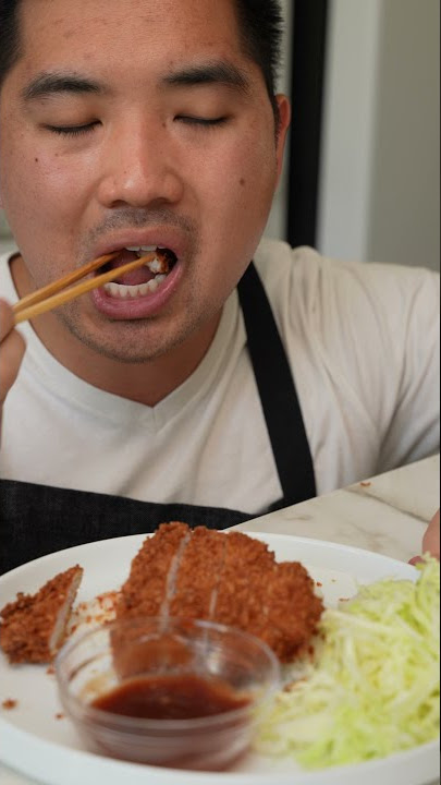 My ultimate Tonkatsu (Japanese Fried Pork Cutlet) and Tonkatsu sauce!