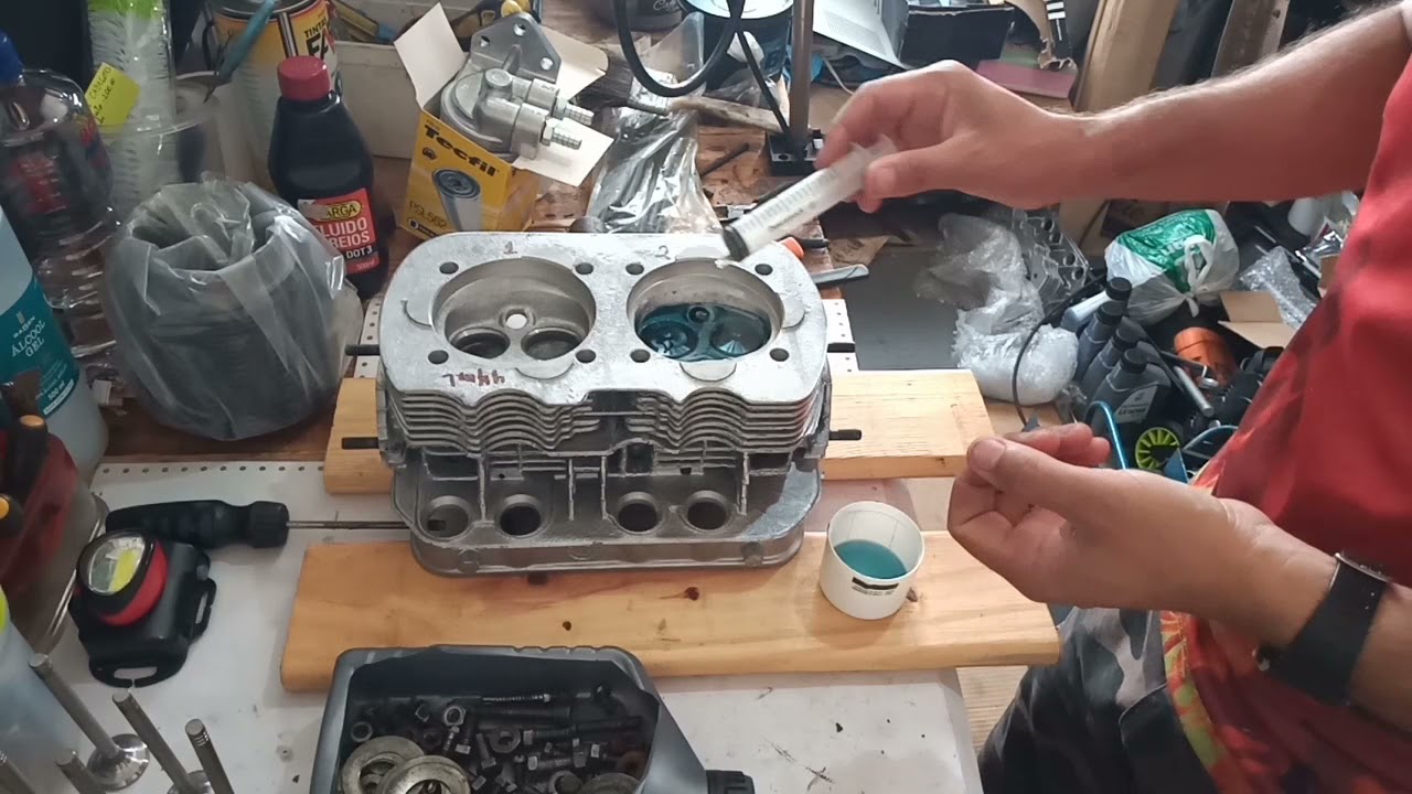 Fusca 70 do Rudi: determinação do rebaixo dos cabeçotes!