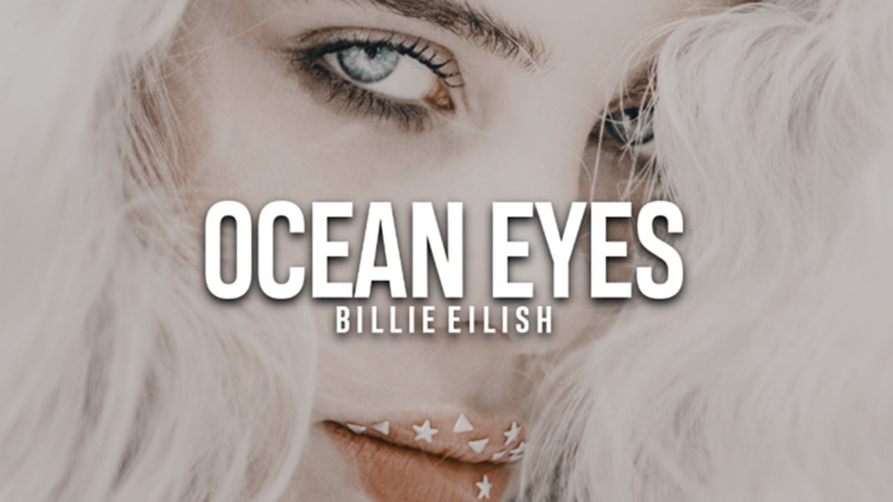 Билли айлиш айс. Билли Айлиш Ocean. Билли Айлиш океан глаз. Билли Айлиш обложка сингла. Билли Айлиш Ocean Eyes обложка.