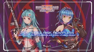 LiSA - Thrill, Risk, Heartless (Adyoro Remix, ft. Evelyn VTuber \u0026 Aoi Sora VTuber)