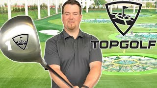 TopGolf Driving Range NEW Design Golf Course Experience Greenville Giant Hole in One!