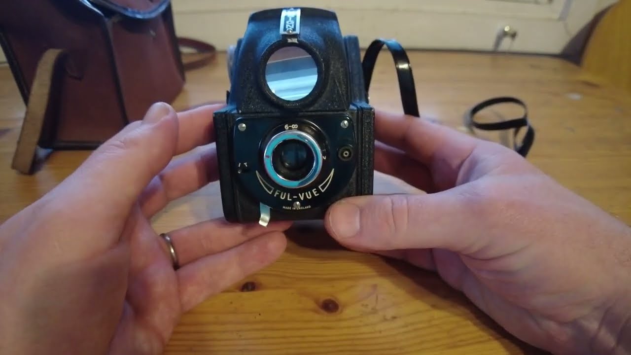 【完動品】ENSIGN FUL-VUE 英国製ボックスカメラ 2台120フィルム 80年前イギリスにはこんなにユニークで可愛いカメラがあった#ENSIGN