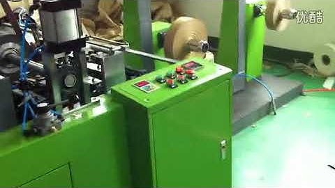 Twist rope handle making machine with water base glue