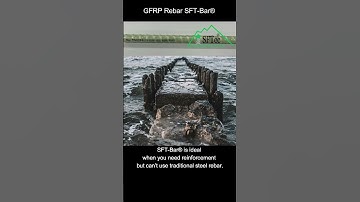 #GFRP #Rebar SFT-Bar® is an ideal alternative of traditional steel rebar. Applicable to any seawater