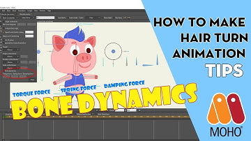How to make animation with BONE DYNAMICS in Moho | Moho 12