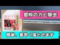 窓枠のカビをカビホワイトスプレーで簡単除去