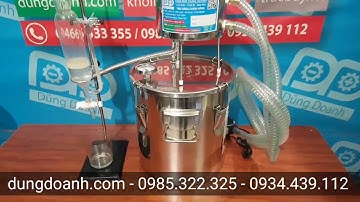 Nồi chưng cất đa năng 20 lít bếp từ gas than củi