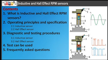 Inductive and Hall Effect RPM sensors