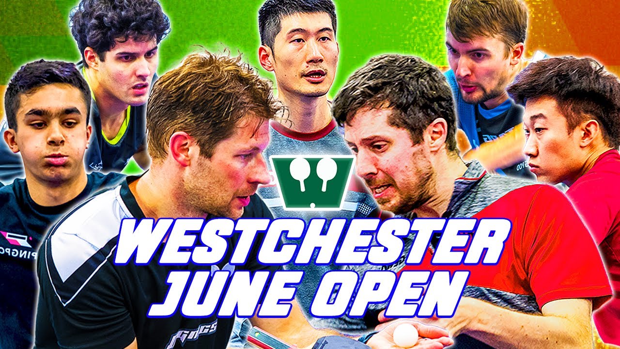 June 2023 Highlights Westchester Table Tennis Center 4K HD! FT Bastian Steger, Damien Provost