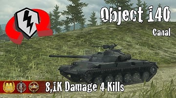 Object 140  |  8,1K Damage 4 Kills  |  WoT Blitz Replays