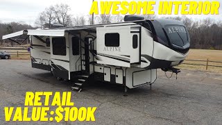 FLOODED ALPINE 5TH WHEEL CAMPER LETS LOOK INSIDE