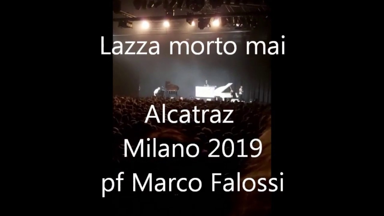 Morto mai Lazza live piano Marco Falossi - YouTube