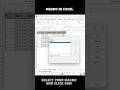 Apply Filter Automatically | Excel Macro Trick