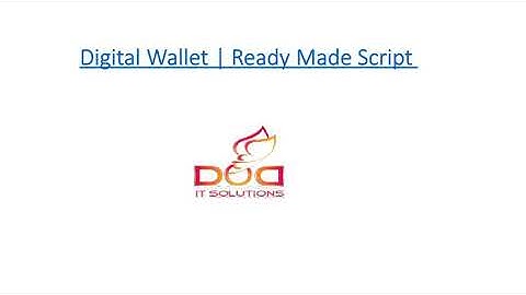 Readymade Digital Wallet Script - DOD IT Solutions