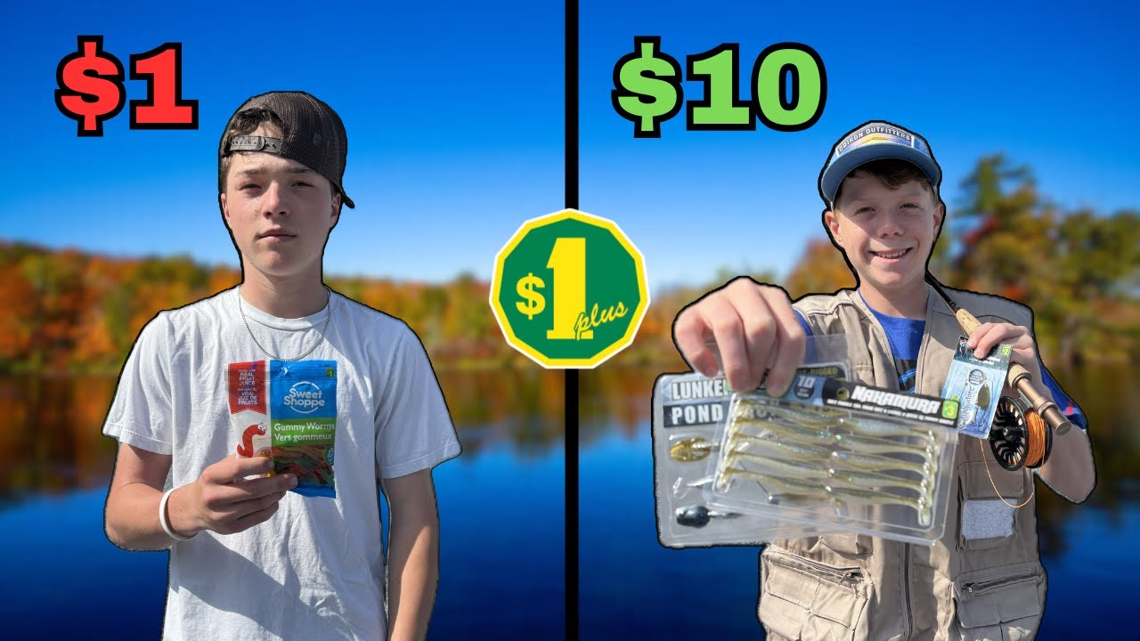 $1 VS $10 Dollarama Fishing Challenge!