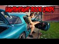 Lightweight door cards for the MX5 track car build