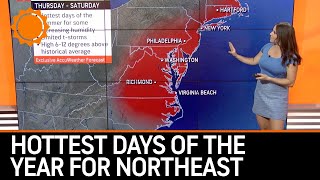Northeast Heat: I-95 Corridor Could See Hottest Days Of The Year So Far | AccuWeather