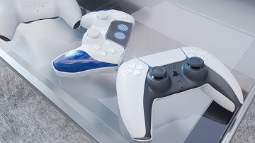 Modeling the PS5 DualSense Controller in Blender Timelapse Part 1 - 3D Game Asset