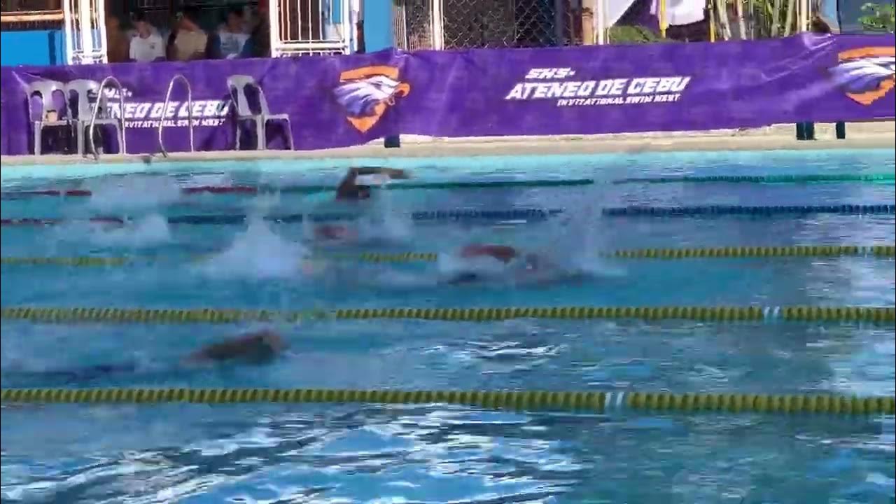 Julia’s 50m Freestyle (Lane 7) during the 8th SHSAteneo Invitational