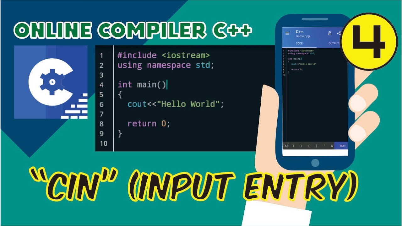 Input Entry Online Compiler - Input Entry CIN - YouTube