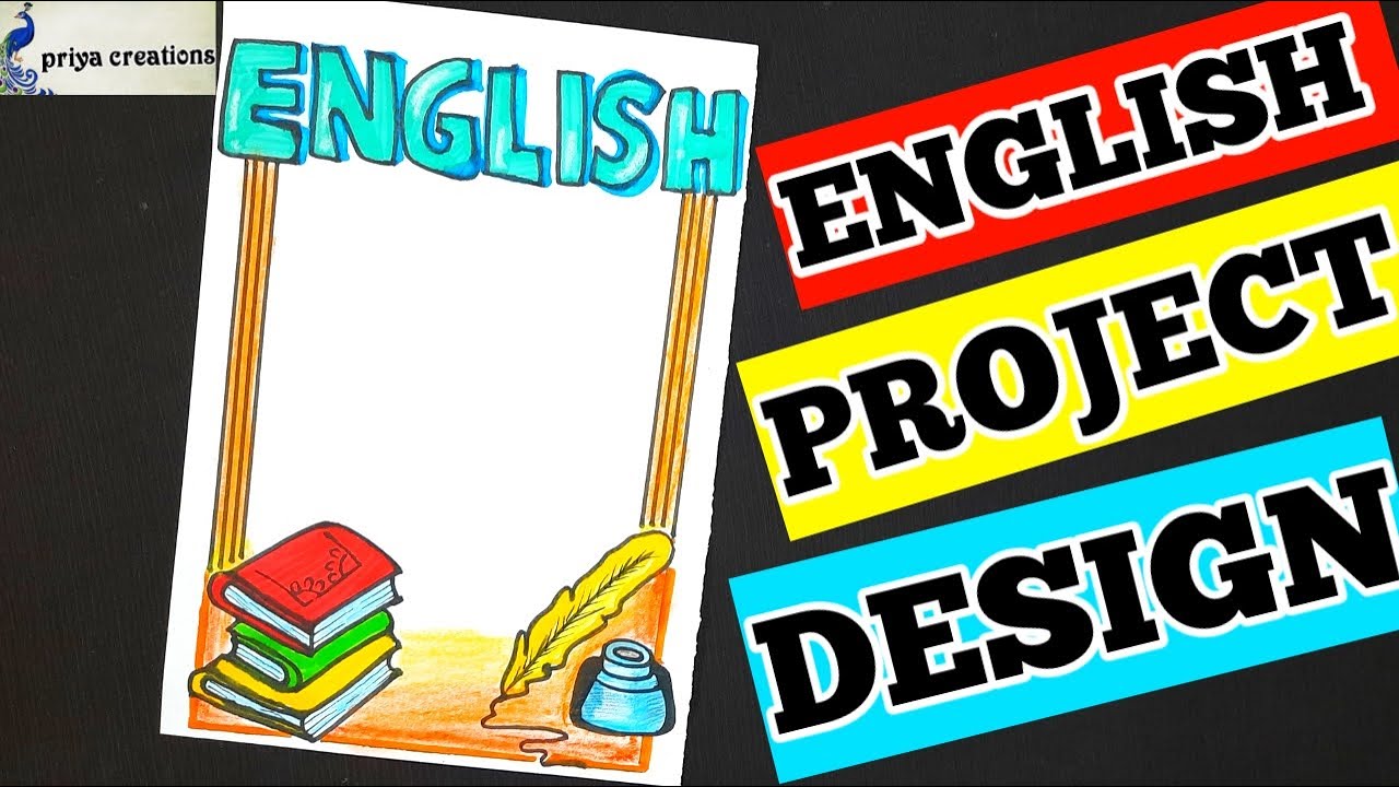 front page of english project work