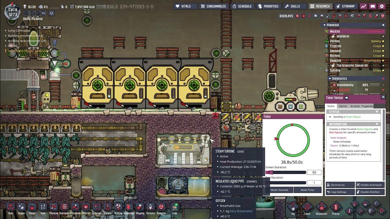 Automated Radbolt Launcher Shipping Oxygen Not Included Spaced Out